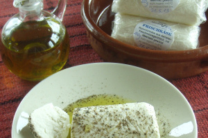 Frischkäse aus Kaschmirziegenmilch
